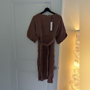 Closet Tan Midi Dress